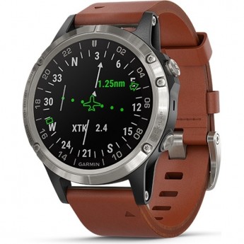 Часы GARMIN D2 Delta для пилотов, кожаный ремешок Часы GARMIN D2 Delta для пилотов, кожаный ремешок