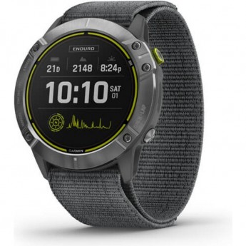 Часы GARMIN ENDURO STEEL WITH GRAY ULTRAFIT NYLON STRAP Часы GARMIN ENDURO STEEL WITH GRAY ULTRAFIT NYLON STRAP