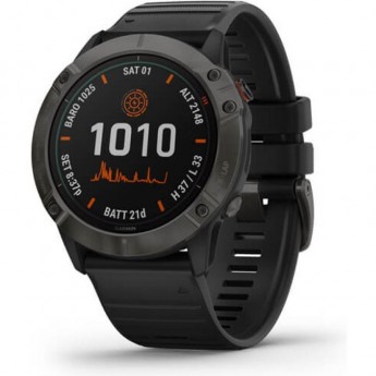 Часы GARMIN FENIX 6X PRO SOLAR TITANIUM CARBON GRAY DLC WITH BLACK BAND Часы GARMIN FENIX 6X PRO SOLAR TITANIUM CARBON GRAY DLC WITH BLACK BAND