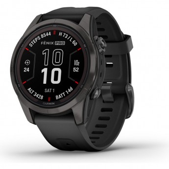 Часы GARMIN FENIX 7S PRO – SAPPHIRE SOLAR EDITION CARBON GRAY DLC TITANIUM WITH BLACK BAND Часы GARMIN FENIX 7S PRO – SAPPHIRE SOLAR EDITION CARBON GRAY DLC TITANIUM WITH BLACK BAND