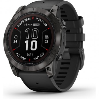 Часы GARMIN FENIX 7X PRO – SAPPHIRE SOLAR EDITION CARBON GRAY DLC TITANIUM WITH BLACK BAND Часы GARMIN FENIX 7X PRO – SAPPHIRE SOLAR EDITION CARBON GRAY DLC TITANIUM WITH BLACK BAND