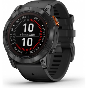 Часы GARMIN FENIX 7X PRO – SOLAR EDITION SLATE GRAY WITH BLACK BAND Часы GARMIN FENIX 7X PRO – SOLAR EDITION SLATE GRAY WITH BLACK BAND