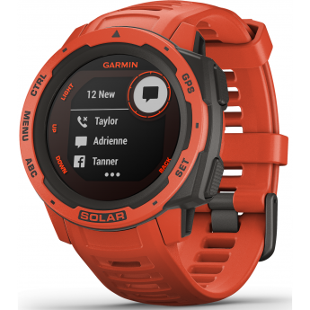 Часы GARMIN INSTINCT SOLAR FLAME RED Часы GARMIN INSTINCT SOLAR FLAME RED