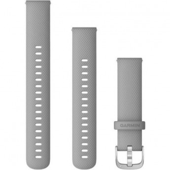 Ремешок GARMIN QUICK RELEASE BAND 18MM POWDER GRAY/SILVER Ремешок GARMIN QUICK RELEASE BAND 18MM POWDER GRAY/SILVER