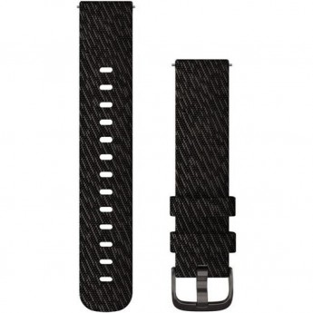 Ремешок GARMIN QUICK RELEASE BAND 20MM BLACK PEPPER WOVEN NYLON/SLATE Ремешок GARMIN QUICK RELEASE BAND 20MM BLACK PEPPER WOVEN NYLON/SLATE