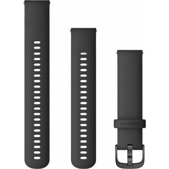 Ремешок GARMIN QUICK RELEASE BAND 20MM BLACK/SLATE/TWO SIZES INCLUDED Ремешок GARMIN QUICK RELEASE BAND 20MM BLACK/SLATE/TWO SIZES INCLUDED