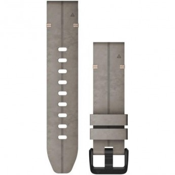 Ремешок GARMIN QUICKFIT BAND 20MM SHALE GRAY SUEDE LEATHER Ремешок GARMIN QUICKFIT BAND 20MM SHALE GRAY SUEDE LEATHER