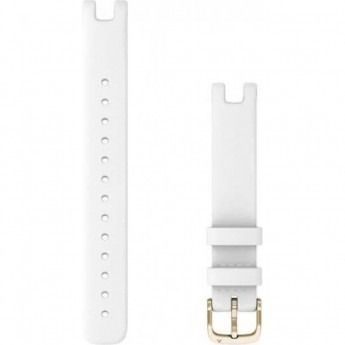 Ремешок сменный GARMIN LILY BANDS (14 MM), WHITE LEATHER WITH CREAM GOLD HARDWARE Ремешок сменный GARMIN LILY BANDS (14 MM), WHITE LEATHER WITH CREAM GOLD HARDWARE