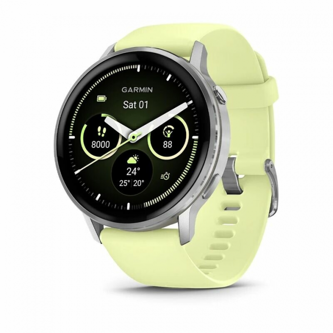 Умные часы GARMIN VENU 4 45mm Silver Bezel 010-03014-02