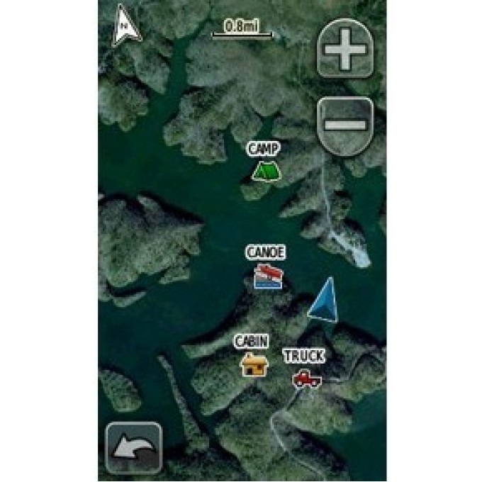 Карта получения доступа к сервису GARMIN BIRDSEYE 010-11544-00